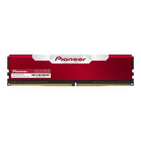 Pioneer 先锋 冰锋 DDR4 3600MHz 台式机内存 马甲条 红色 16GB APS-M416GU0A36G